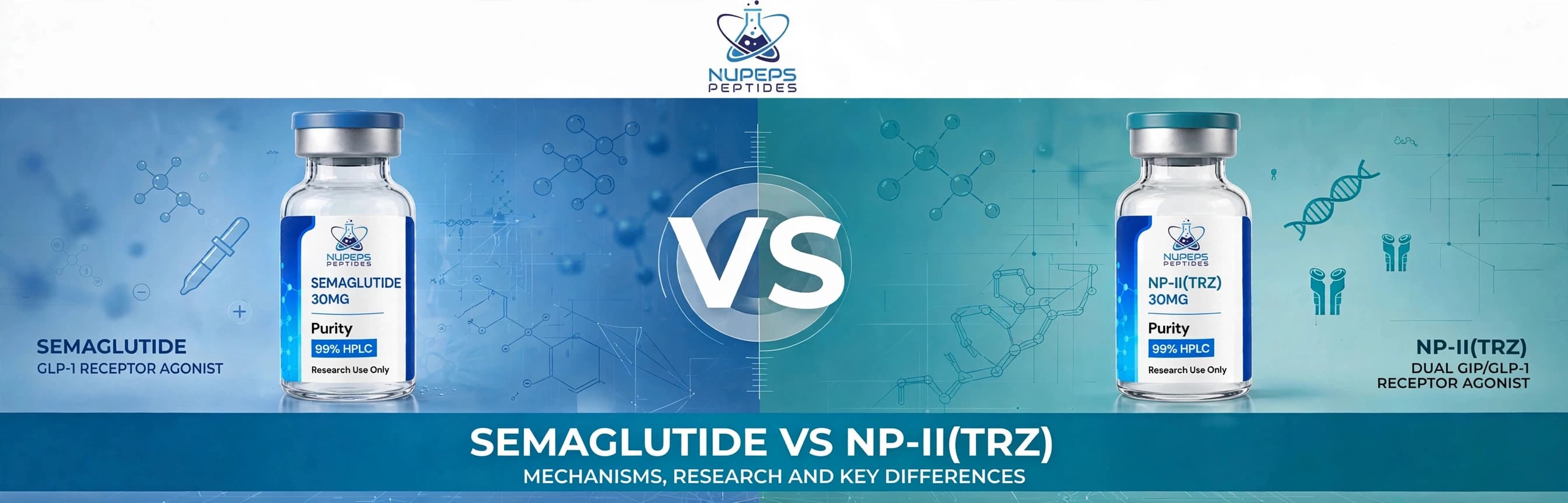 Semaglutide vs Tirzepatide: GLP Research Compared