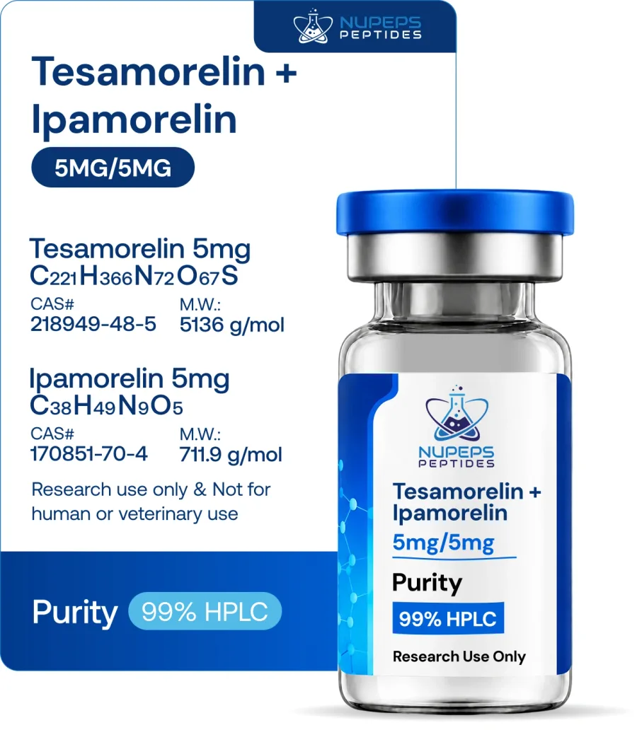 Tesamorelin + Ipamorelin 5MG/5MG
