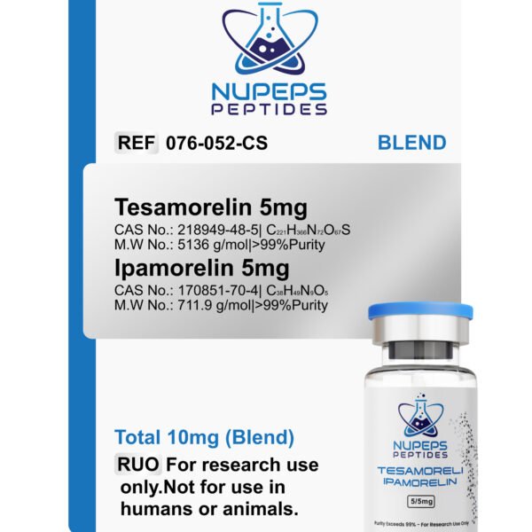 Tesamorelin 5mg + Ipamorelin 5mg(Blend)