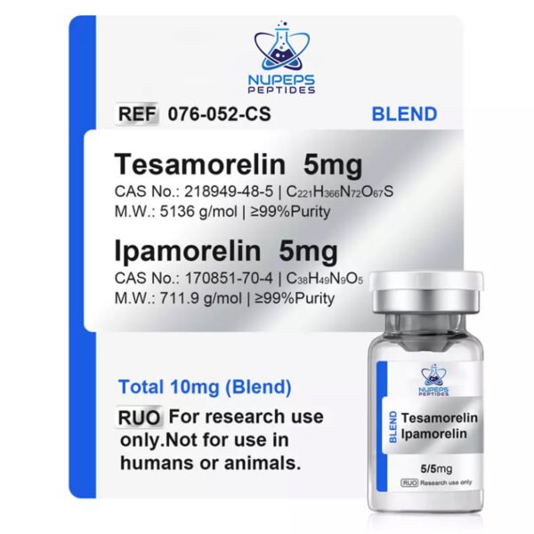 Tesamorelin 5mg + Ipamorelin 5mg(Blend)