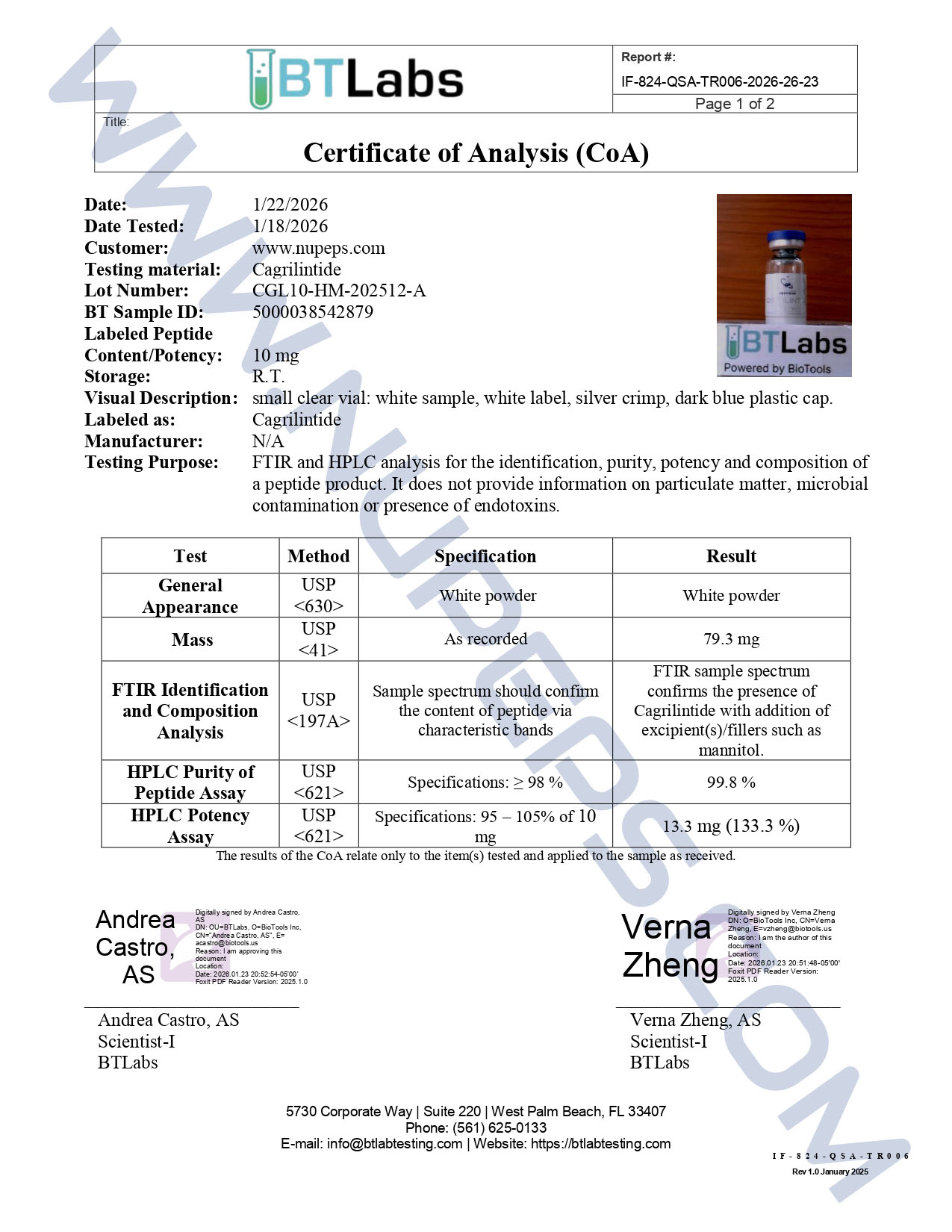 cagrilintide certificate of analysis Research Peptide | Lab Use Only active pets Format:50 ml BPC-157 | Lumera Labs