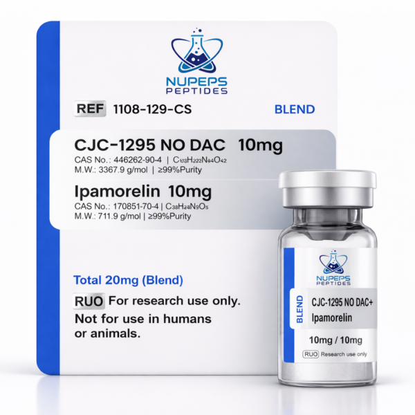 CJC–1295 NO DAC 10mg + Ipamorelin 10mg (Blend)